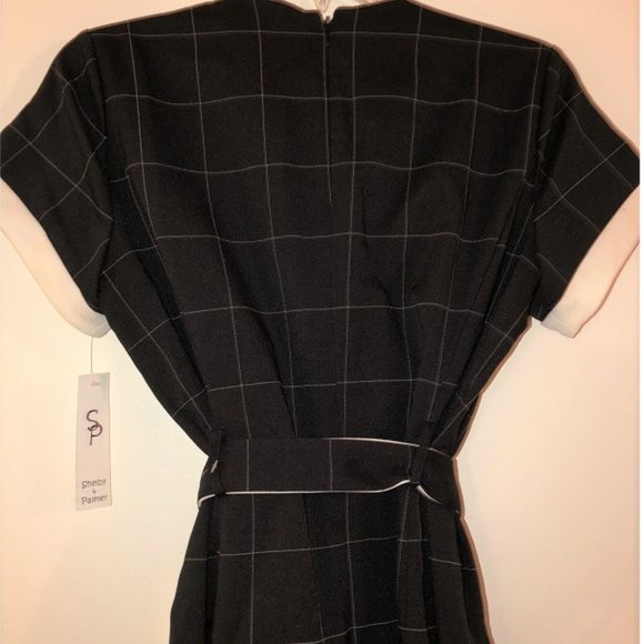 Black/White Checkered Dress - Picture 4 of 5